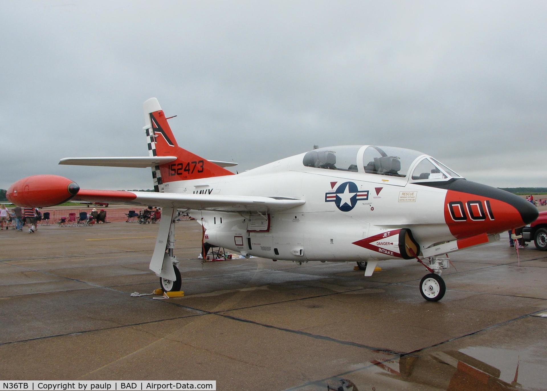 N36TB, Rockwell T-2B Buckeye C/N 291-34, On display at the Defenders of Liberty Airshow 2009 at Barksdale Air Force Base, Louisiana.