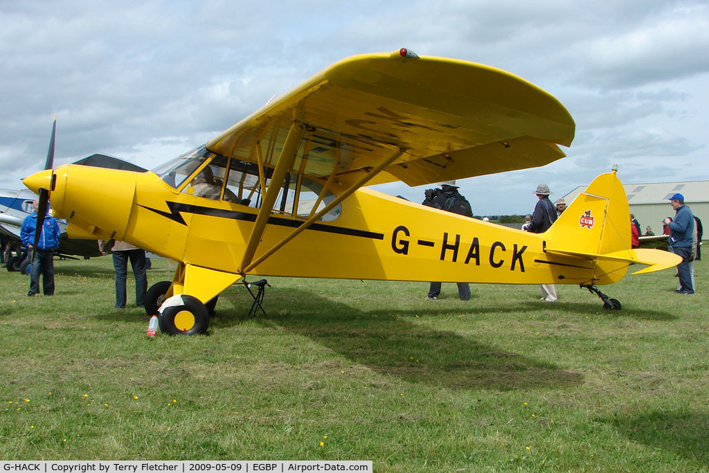 G-HACK, 1959 Piper PA-18-150 Super Cub C/N 18-7168, 1959 Piper PA-18-150 at Kemble on Great Vintage Flying Weekend