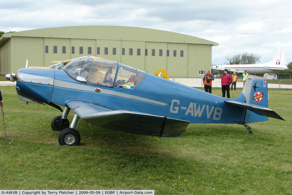 G-AWVB, 1957 SAN Jodel D-117 C/N 604, 1957 Jodel D117 at Kemble on Great Vintage Flying Weekend