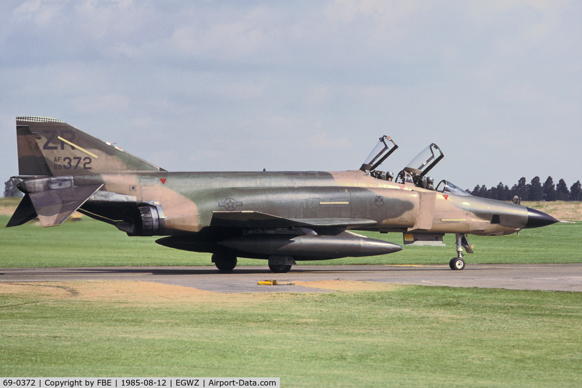 69-0372, 1969 McDonnell Douglas RF-4C Phantom II C/N 3906, Zweibruecken RF-4C returns to Germany