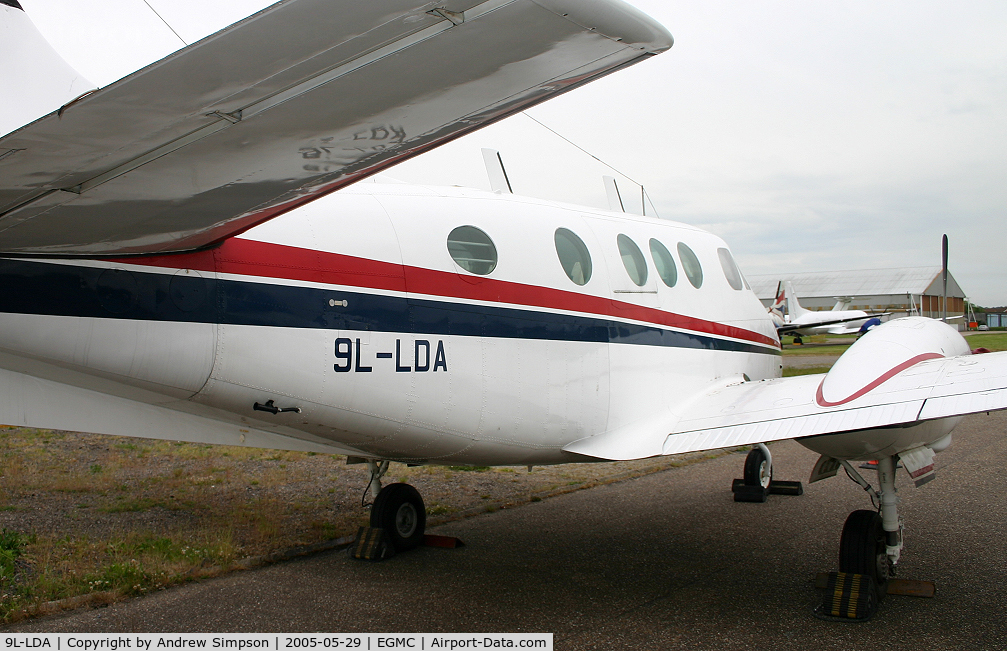 9L-LDA, 1967 Beech C90 King Air C/N LJ-281, At Southend.