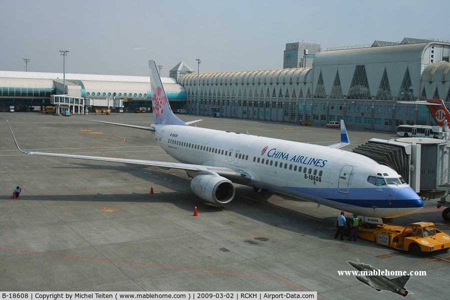 B-18608, Boeing 737-809 C/N 28406, China Airlines