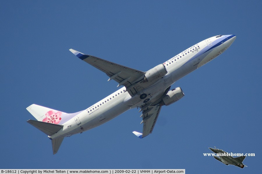 B-18612, Boeing 737-809 C/N 30173, China Airlines