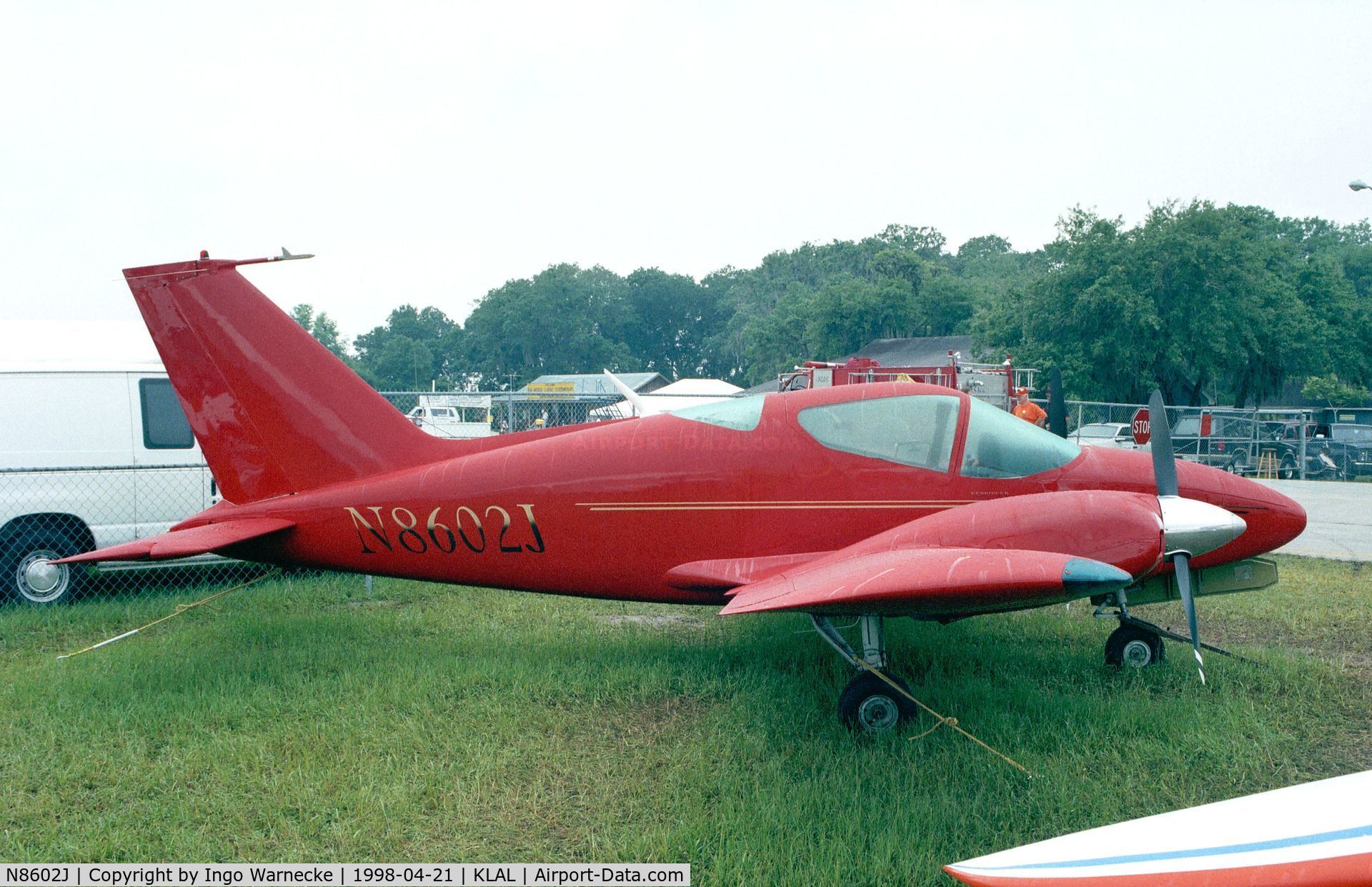 N8602J, 1981 Wing D-1 Derringer C/N 009, Wing D-1 Derringer at Sun 'n Fun 1998, Lakeland FL