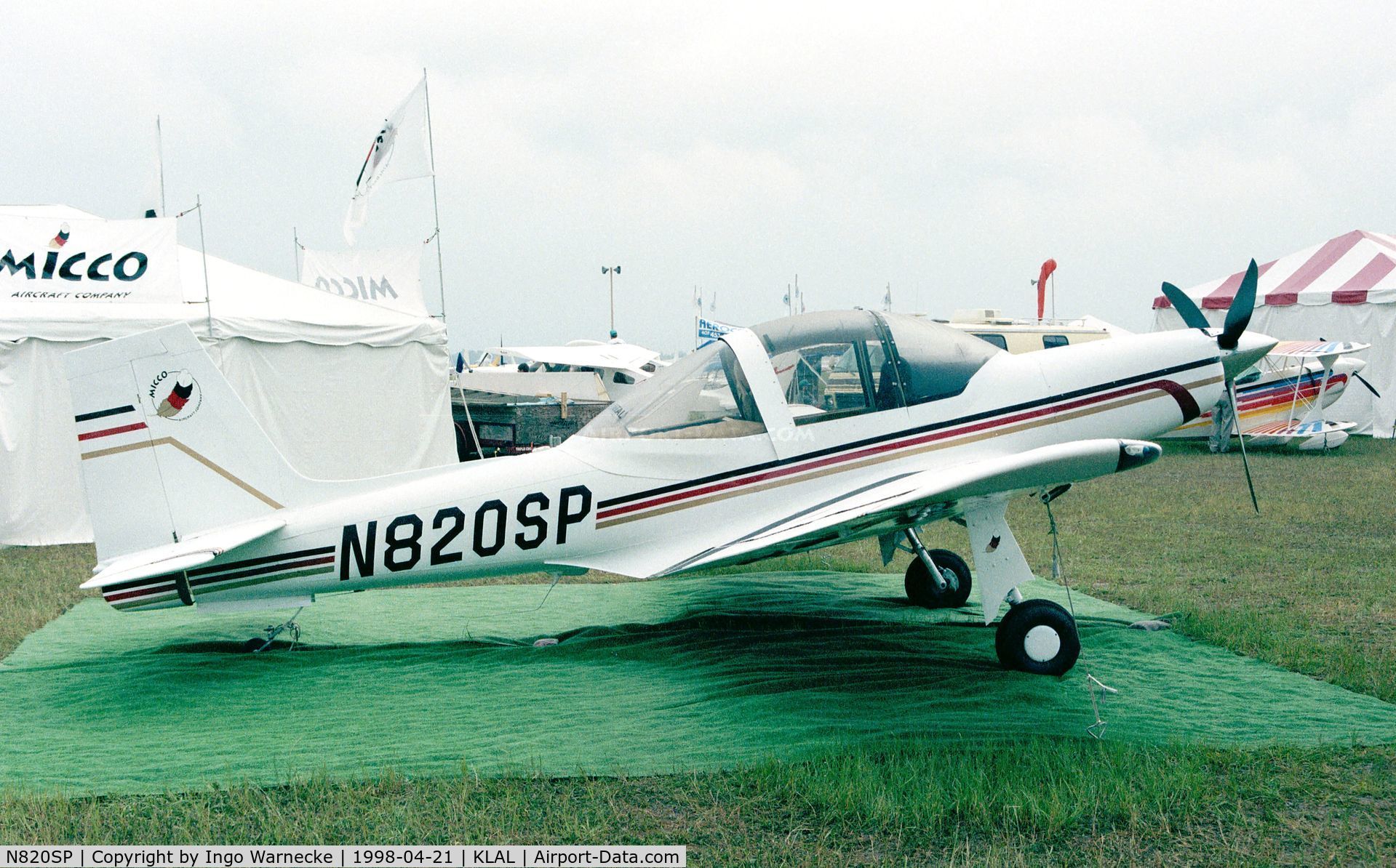 N820SP, Meyers MAC-145A C/N 302, Meyers (Estumkeda Micco SP-20) MAC-145A at Sun 'n Fun 1998, Lakeland FL