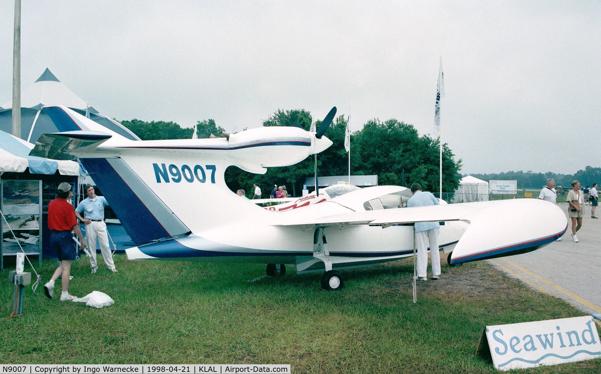 N9007, 1997 Seawind 3000 C/N 010, W J B Aviation Seawind 3000 at Sun 'n Fun 1998, Lakeland FL