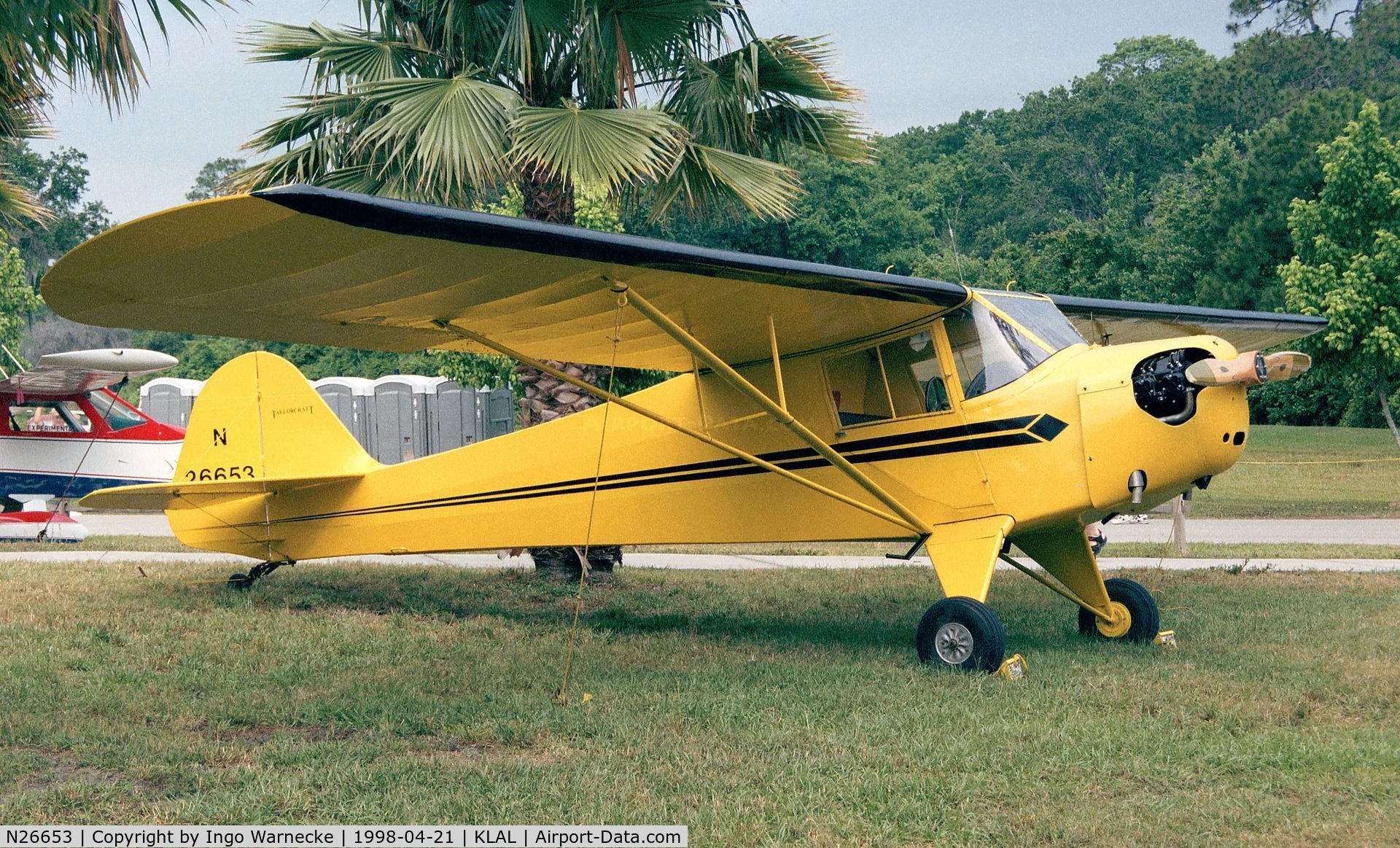 N26653, 1940 Taylorcraft BL-65 (L-2F) C/N 1995, Taylorcraft BL-65 at Sun 'n Fun 1998, Lakeland FL