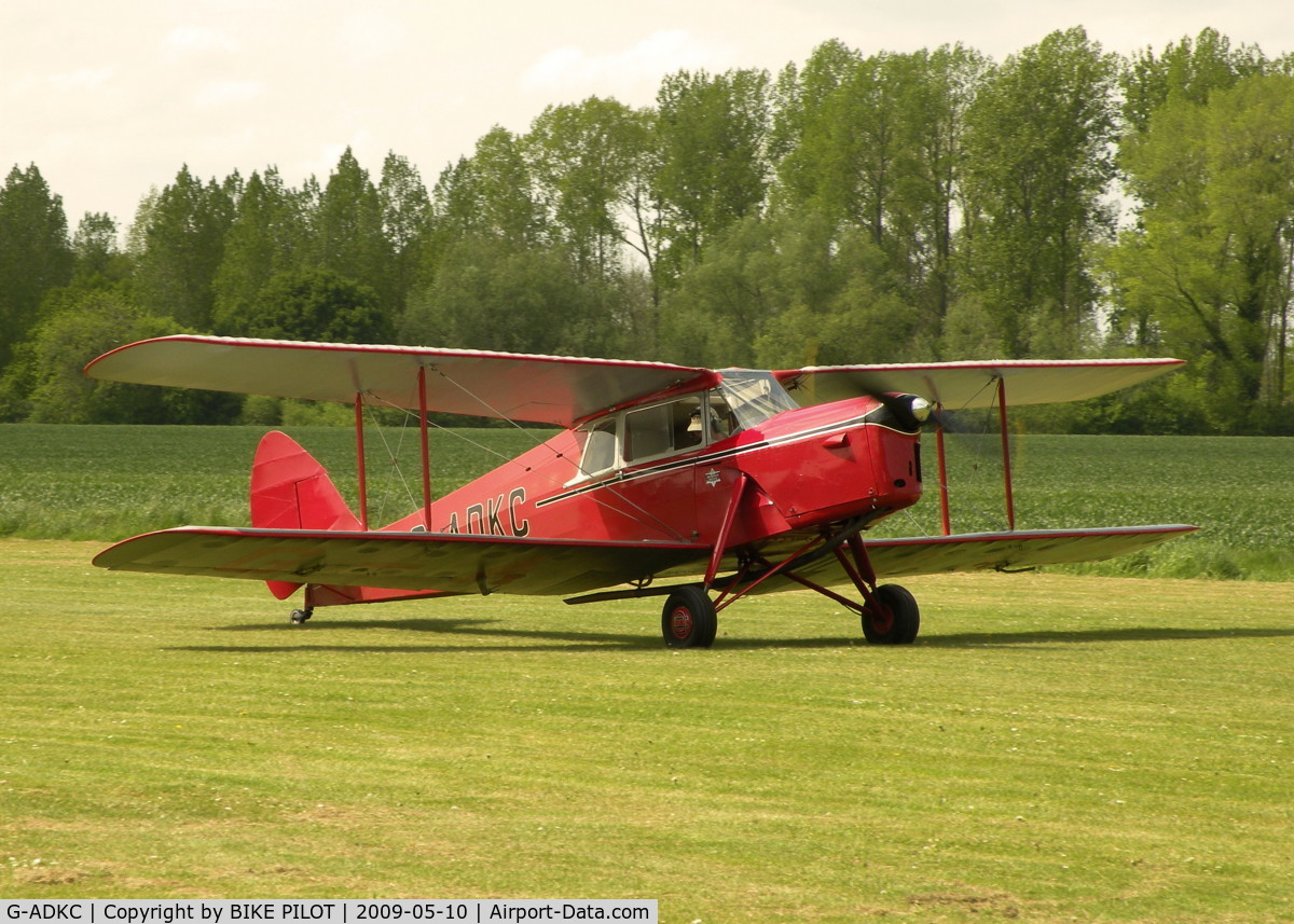 G-ADKC, 1936 De Havilland DH.87B Hornet Moth C/N 8064, VERY WELCOME VISITOR TO BRIMPTON FLY-IN