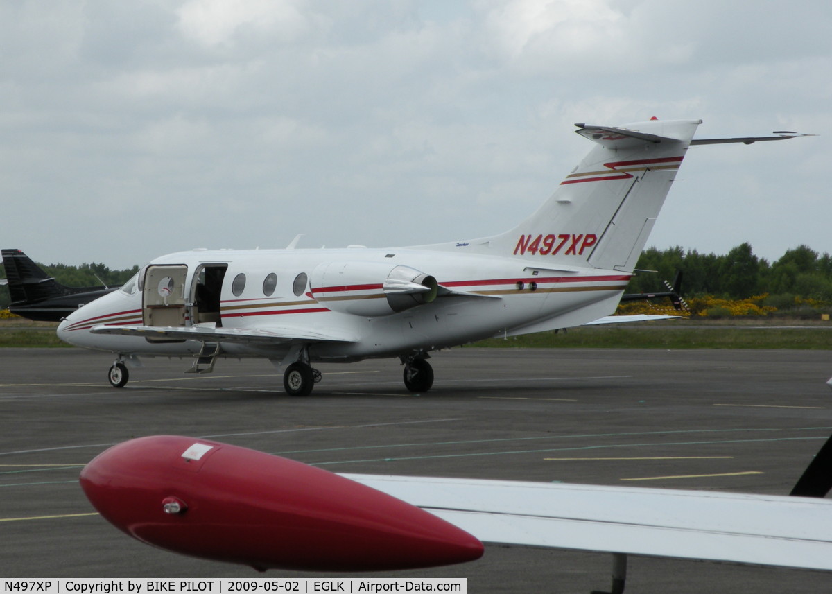 N497XP, 2006 Raytheon 400A BeechJet C/N RK-497, PARKED UP ON SLOT 4