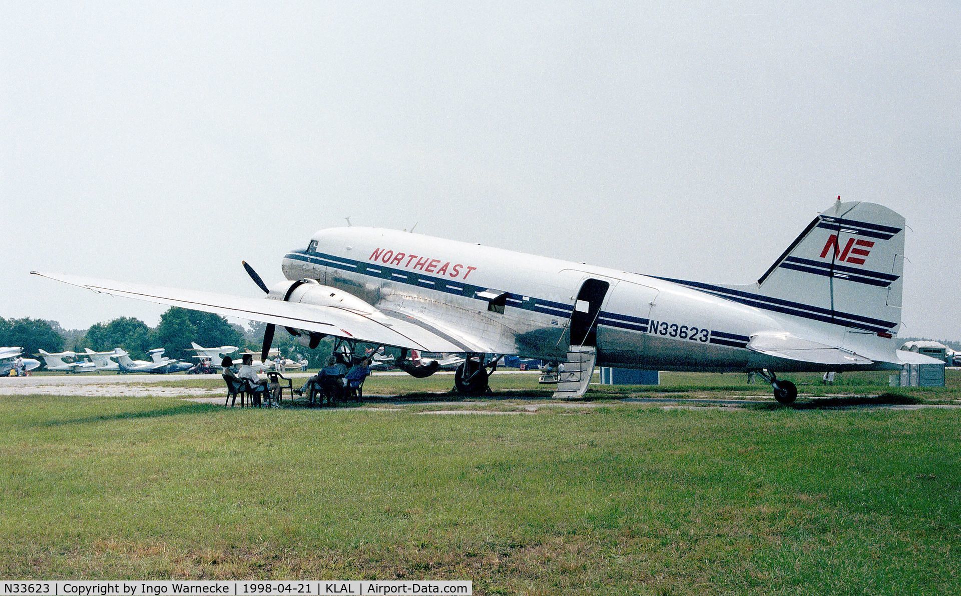 N33623, 1944 Douglas DC-3C C/N 20215, Douglas DC-3C (in markings of Northeast) at Sun 'n Fun 1998, Lakeland FL