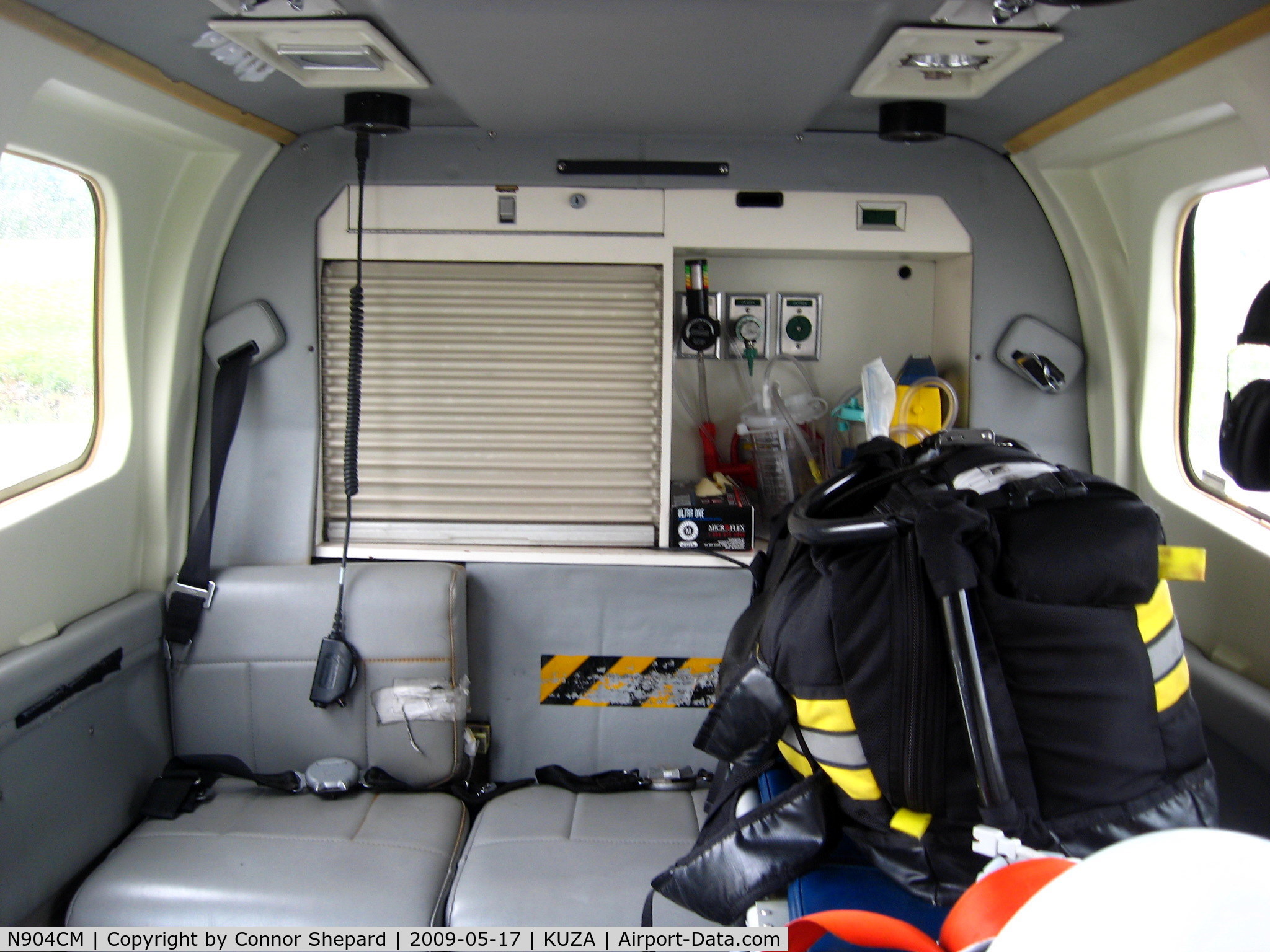 N904CM, 1993 Bell 230 C/N 23013, Medical area