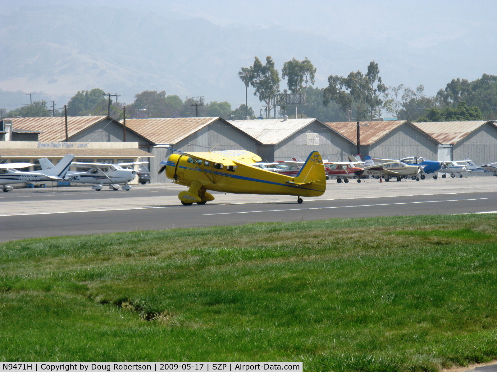 N9471H, Howard Aircraft DGA-15P C/N 813, Howard DGA-15P 'Best Buddy', P&W R-985 Wasp Jr. 450 Hp, taxi off Rwy 22