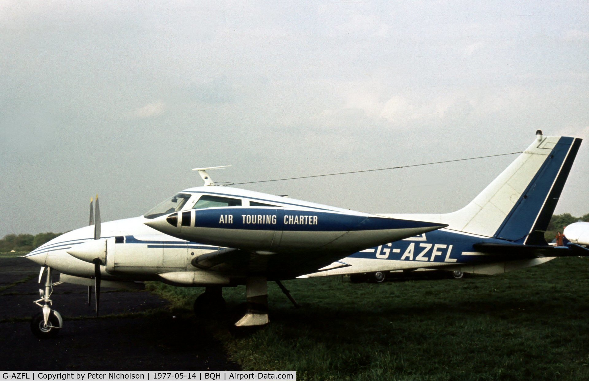 G-AZFL, 1969 Cessna 310P C/N 310P-0221, This Cessna 310 was present at the 1977 Biggin Hill Air Fair.