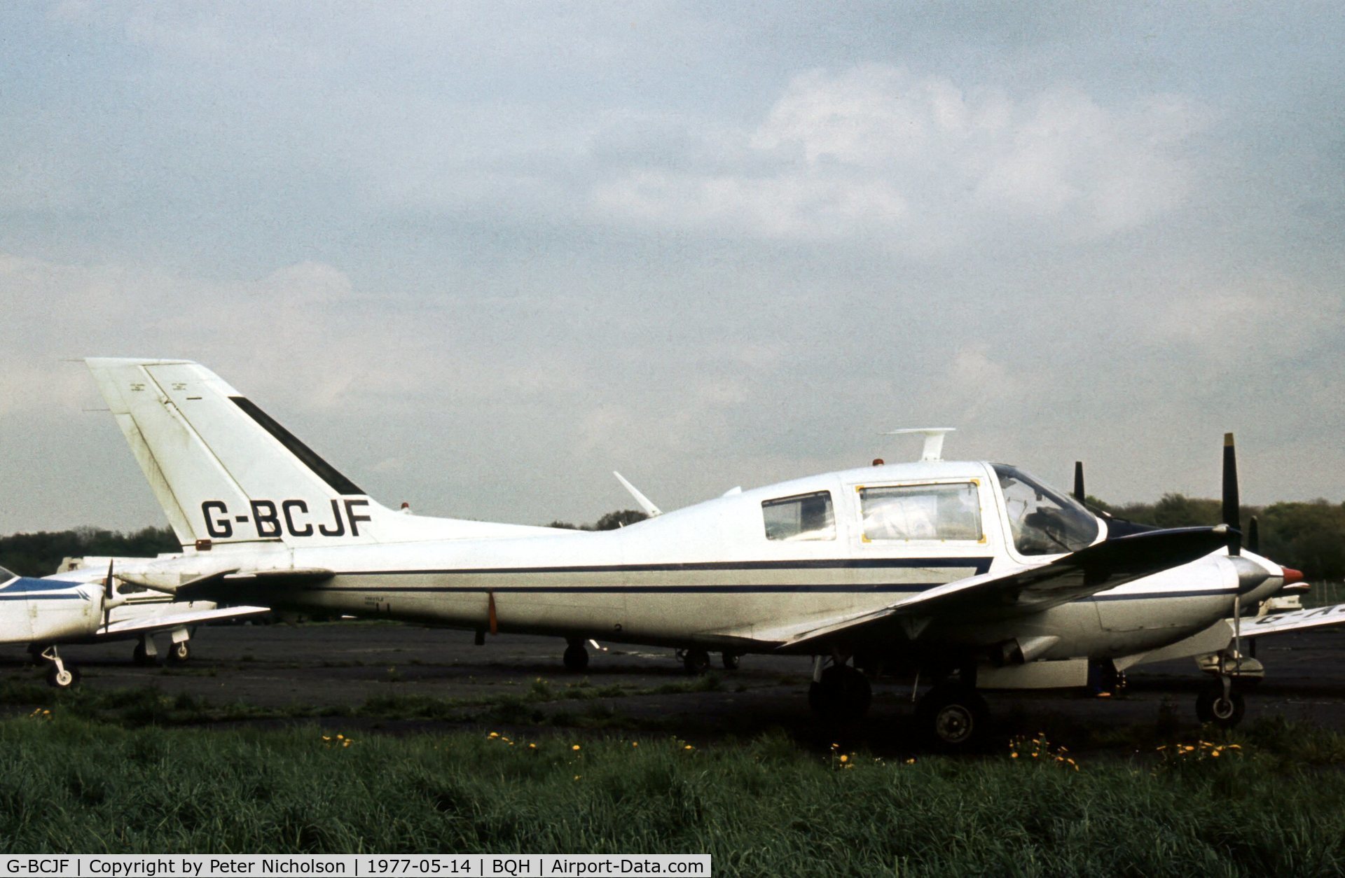 G-BCJF, 1965 Beagle B-206 Series 1 C/N B018, This Beagle was present at the 1977 Biggin Hill Air Fair.