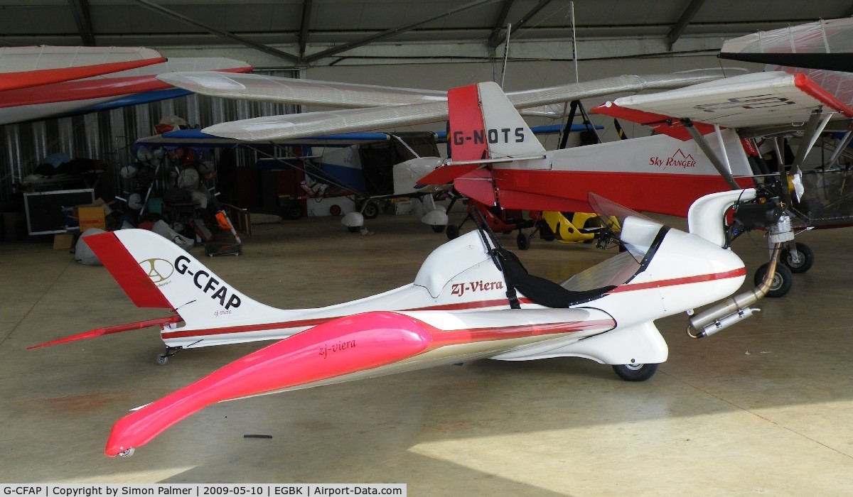 G-CFAP, 2008 Interplane ZJ-Viera C/N A5/08M, ZJ-Vierra microlight at Sywell, believed to be a different aircraft to the one shown in 2008