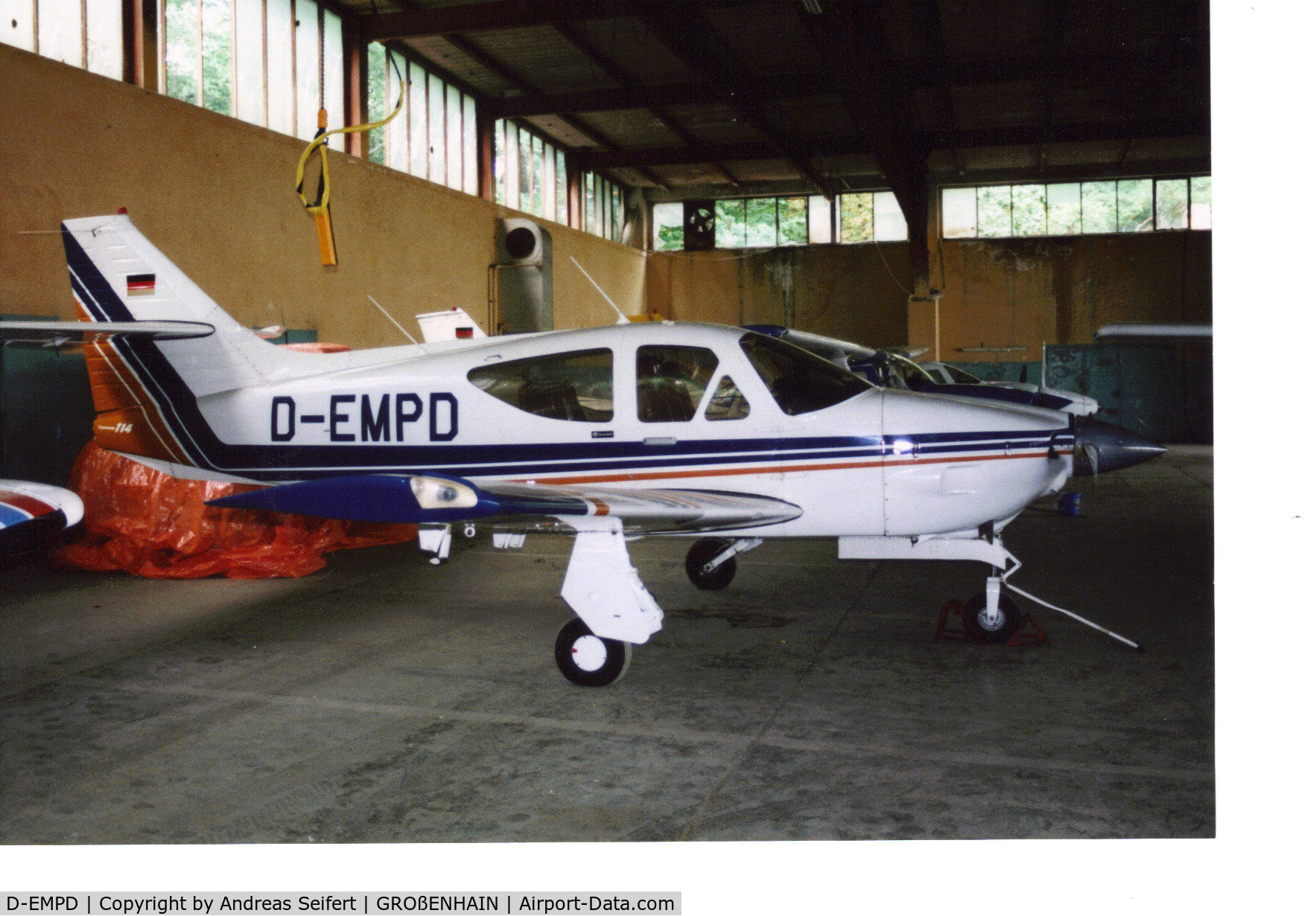 D-EMPD, Rockwell Commander 114B C/N 14431, Kunstflug WM Großenhain 30.7.2000