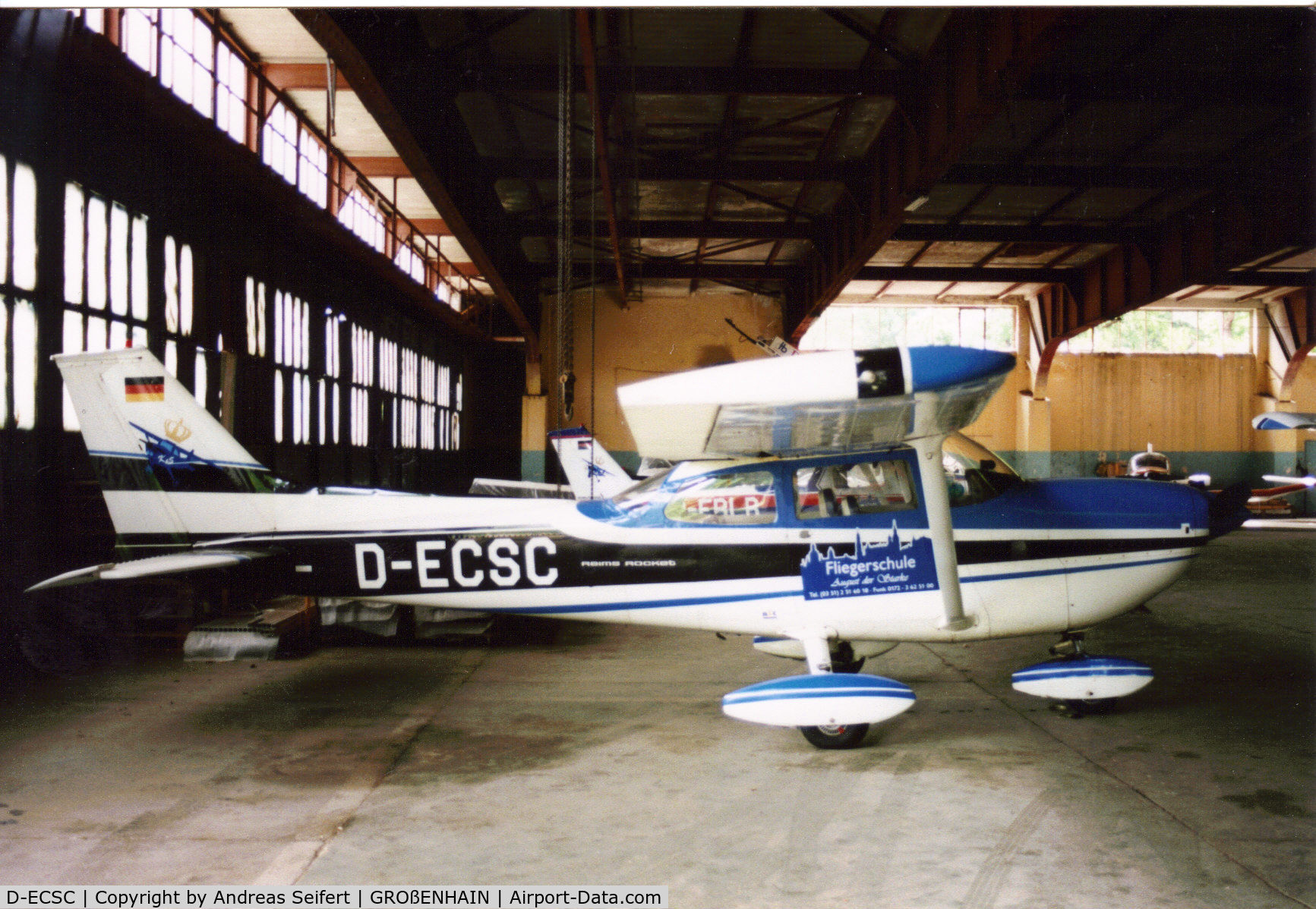 D-ECSC, Reims FR172H Reims Rocket C/N 0319, Kunstflug WM Großenhain 30.7.2000