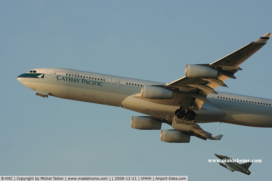 B-HXC, Airbus A340-313 C/N 142, Cathay Pacific