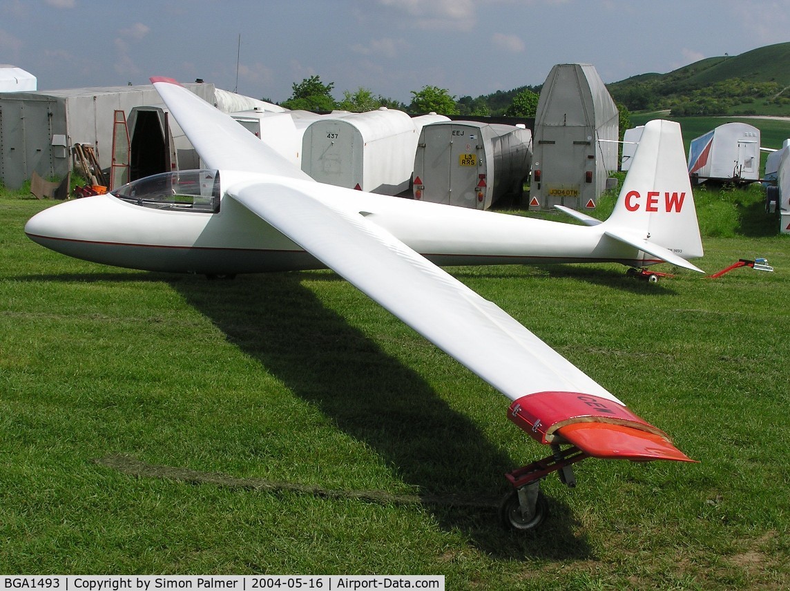 BGA1493, Schleicher Ka-6E Rhonsegler C/N 4209, Schleicher Ka 6E, c/n:4209