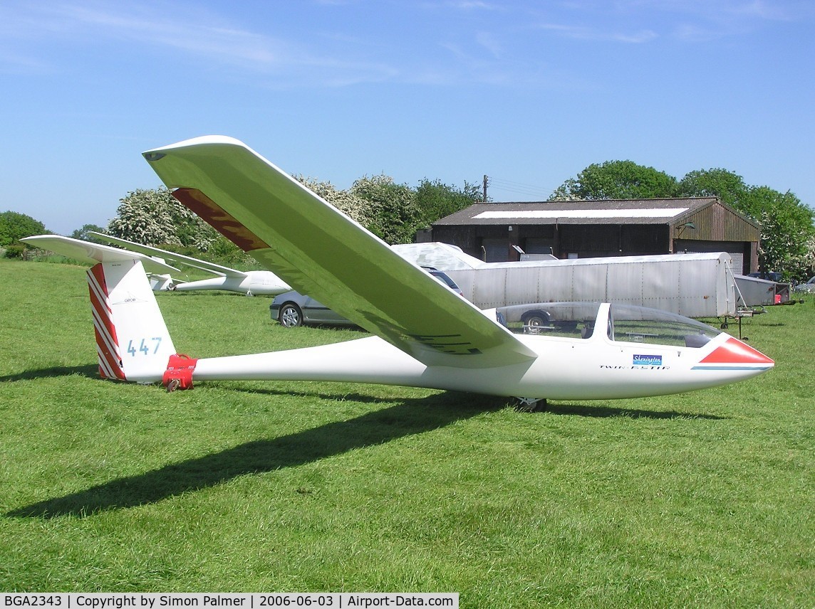 BGA2343, Grob G-103 Twin Astir C/N 447, Grob G103 Twin Astir, c/n: 3041