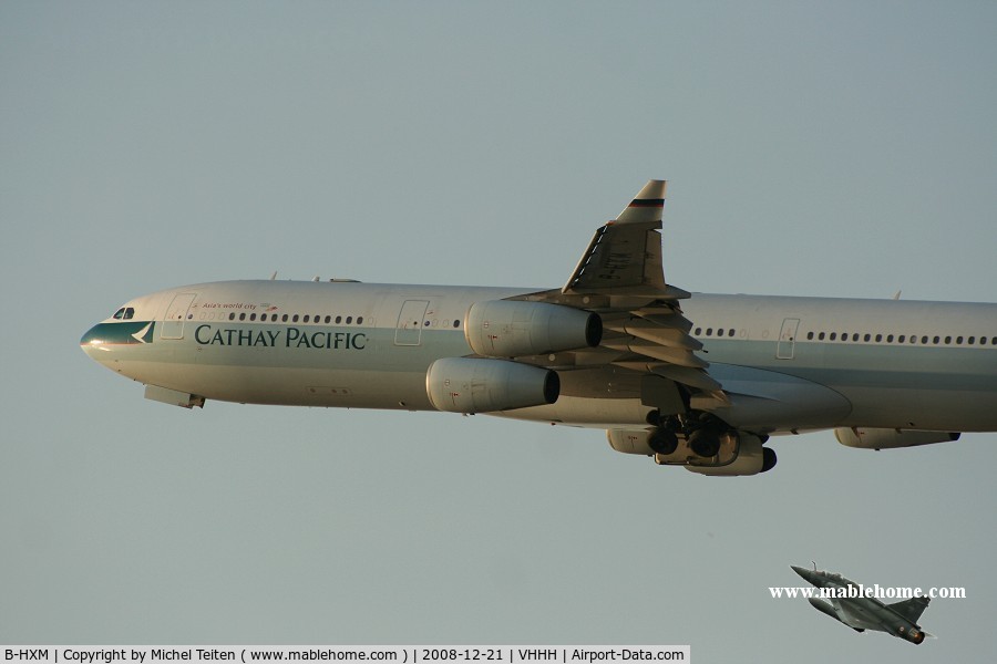 B-HXM, 1996 Airbus A340-313X C/N 123, Cathay Pacific