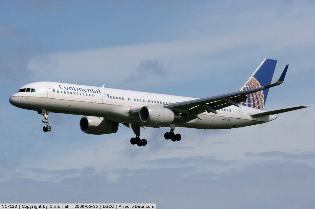 N17128, 1998 Boeing 757-224 C/N 27567, Continental