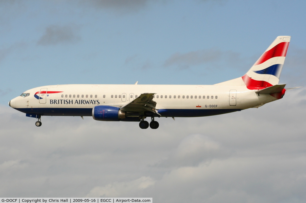 G-DOCF, 1991 Boeing 737-436 C/N 25407, British Airways