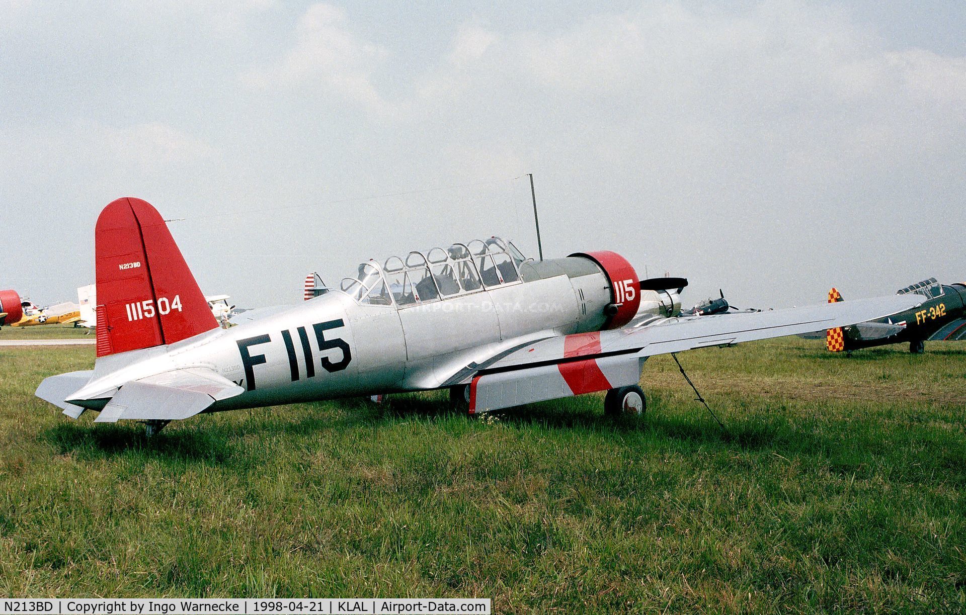 N213BD, 1941 Consolidated Vultee BT-13A C/N 2514, Vultee BT-13A Valiant at 1998 Sun 'n Fun, Lakeland FL