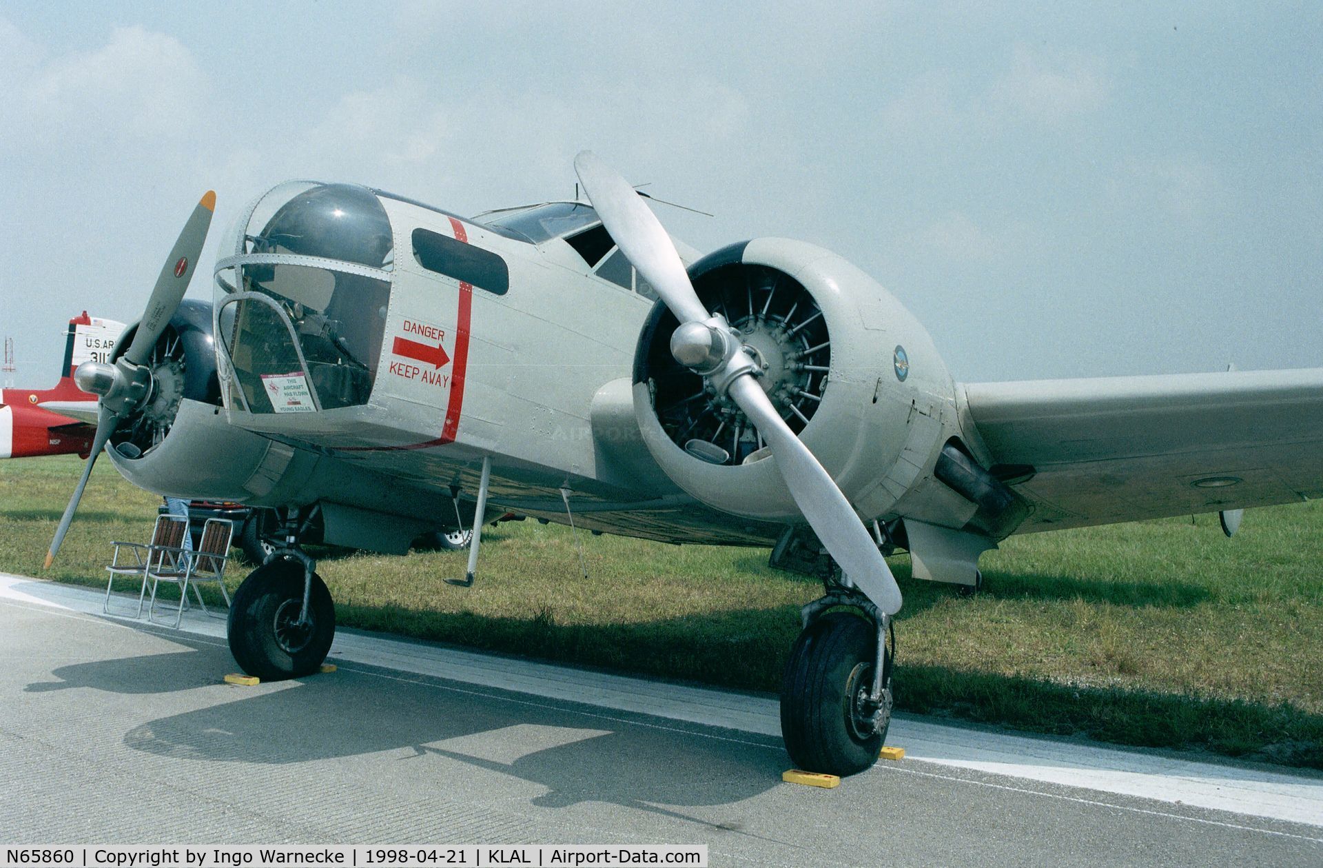 N65860, 1943 Beech C-45G Expeditor (AT-11) C/N 1452, Beechcraft AT-11 Kansan at 1998 Sun 'n Fun, Lakeland FL