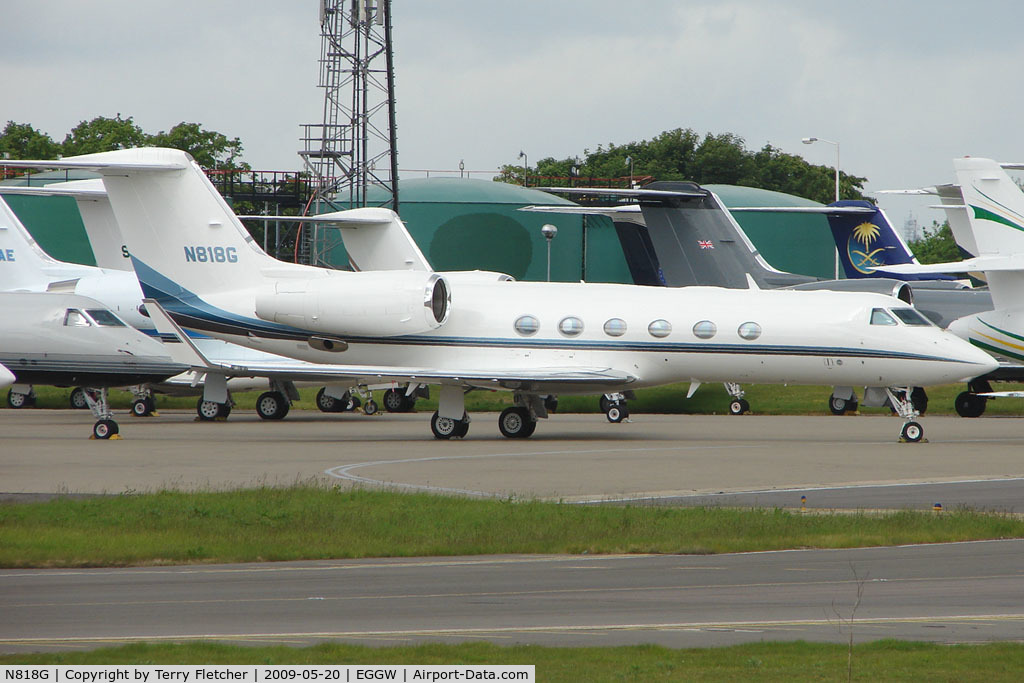 N818G, 2007 Gulfstream Aerospace GIV-X (G450) C/N 4070, Gulfstream G450 at Luton