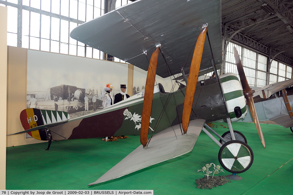 78, 1918 Hanriot HD-1 C/N 75, Preserved in the exelent Brussels museum