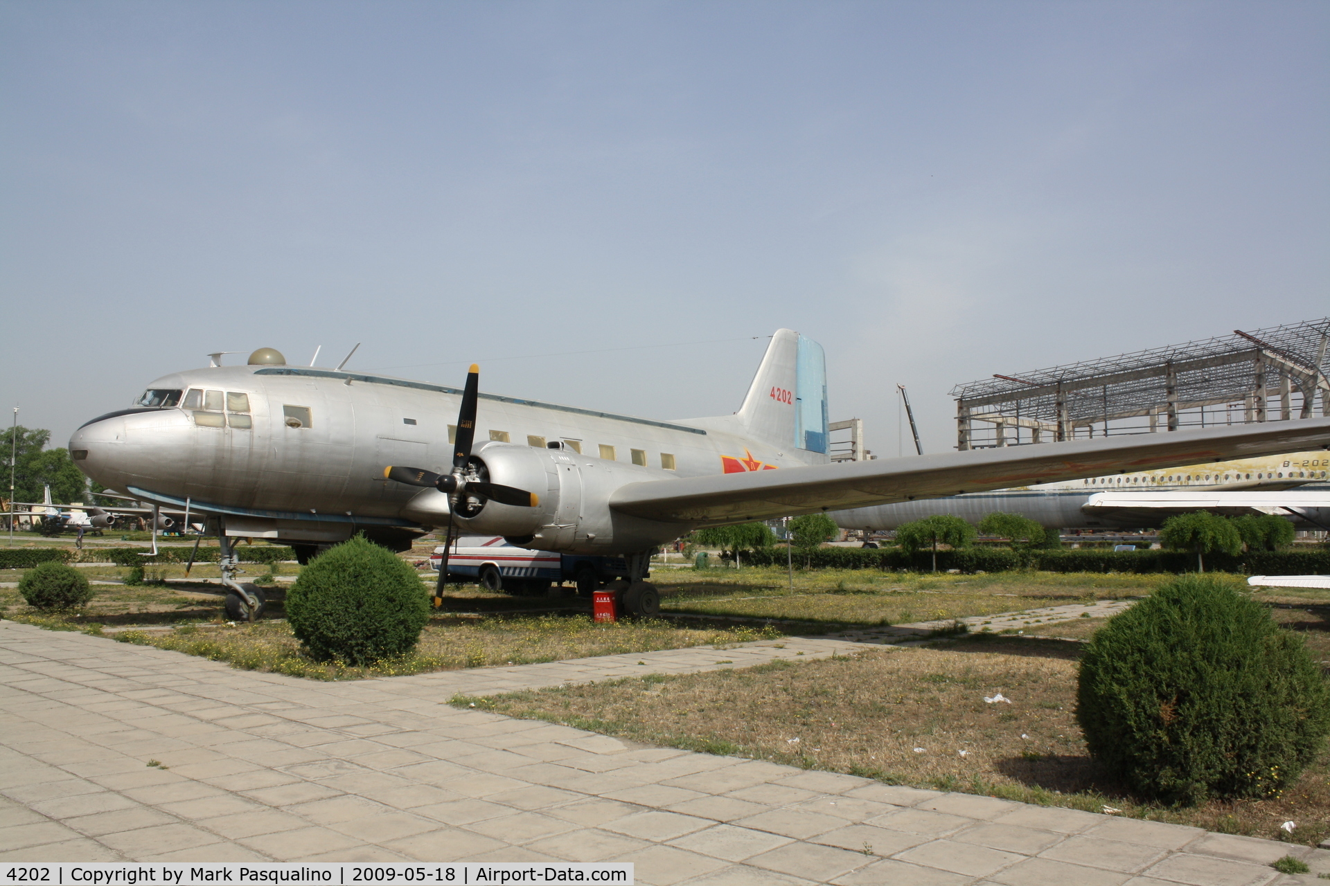 4202, Ilyushin Il-14P C/N 6341010, Il-14P  Located at Datangshan, China