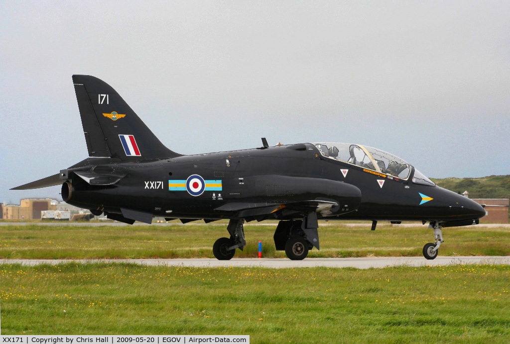 XX171, 1977 Hawker Siddeley Hawk T.1 C/N 018/312018, RAF No 4 FTS/208(R) Sqn