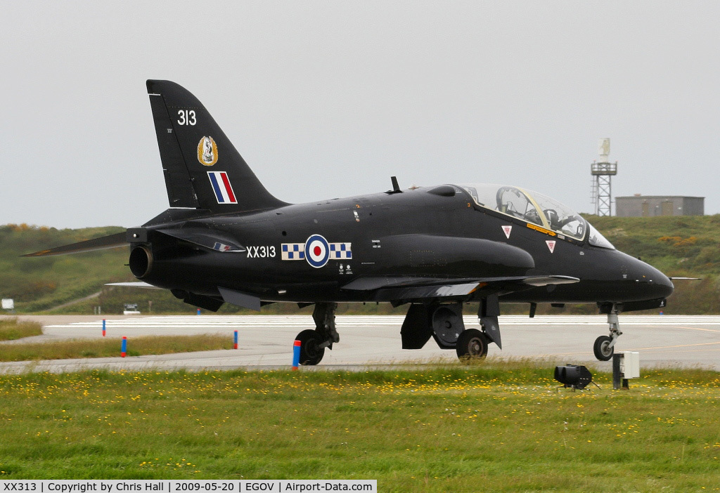 XX313, 1980 Hawker Siddeley Hawk T.1W C/N 149/312138, RAF No 4 FTS/19(R) Sqn