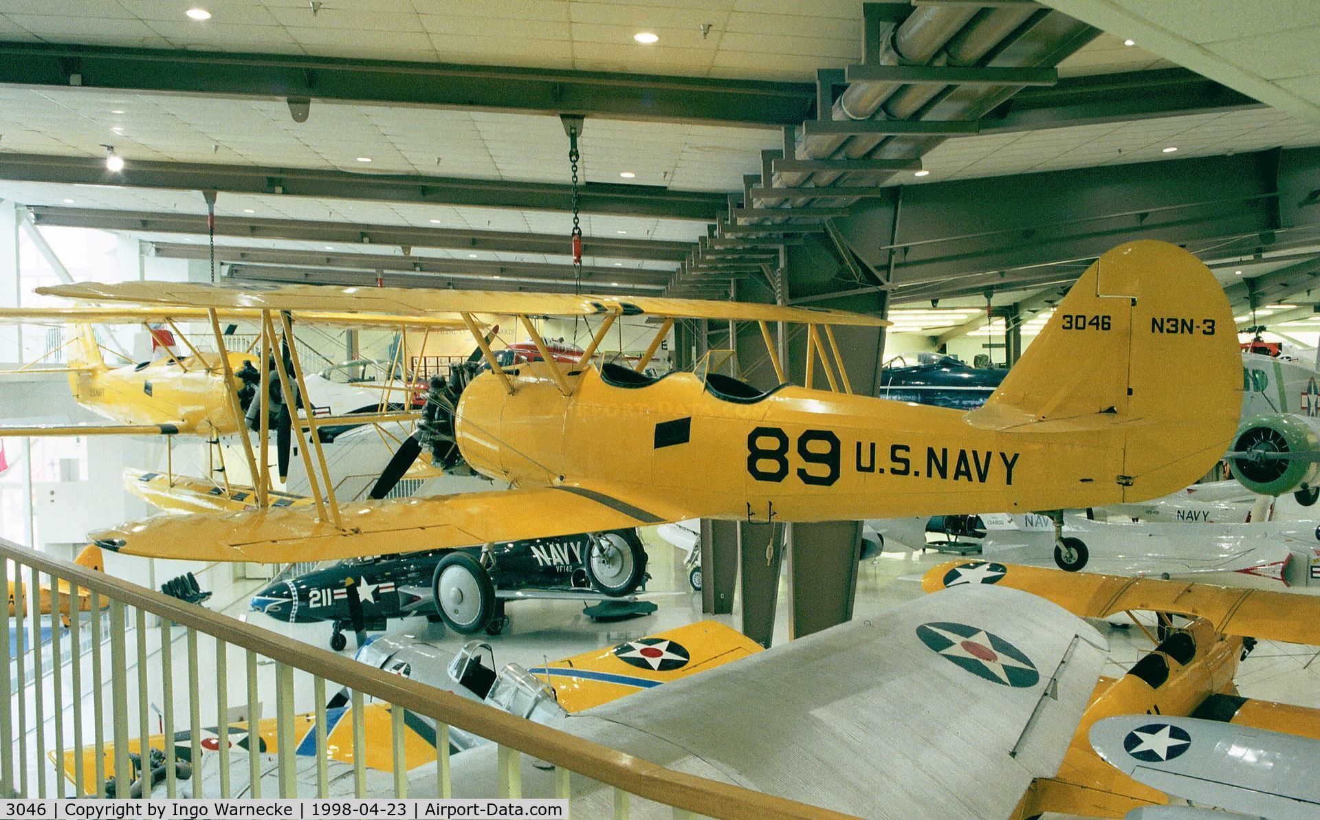 3046, Naval Aircraft Factory N3N-3 C/N Not found 3046, Naval Aircraft Factory N3N-3 at the Museum of Naval Aviation, Pensacola FL