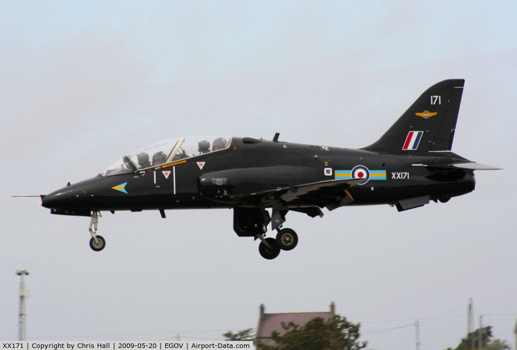 XX171, 1977 Hawker Siddeley Hawk T.1 C/N 018/312018, RAF No 4 FTS/208(R) Sqn