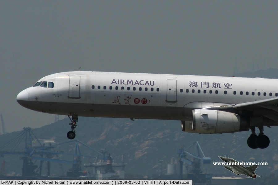 B-MAR, 1996 Airbus A321-111 C/N 597, Air Macau