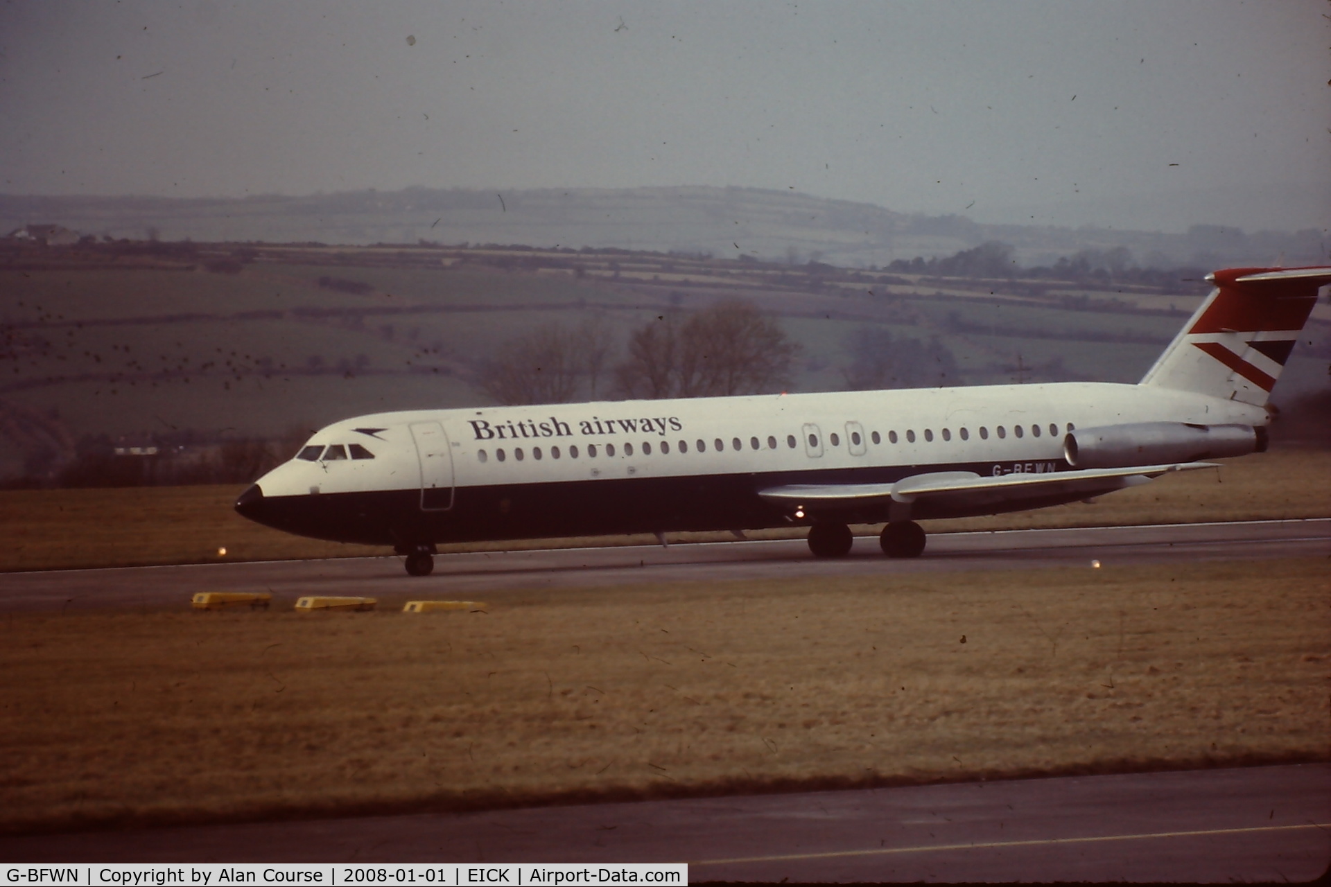 G-BFWN, 1978 BAC 111-537GF One-Eleven C/N BAC.261, Taken at Cork airport Feb/Mar 1979
