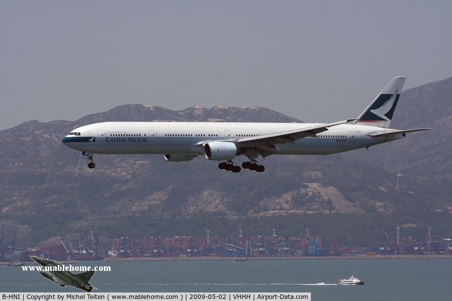 B-HNI, 1999 Boeing 777-367 C/N 27508, Cathay Pacific