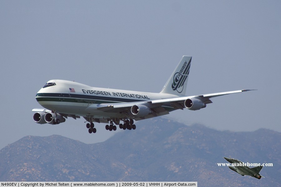 N490EV, 1988 Boeing 747-230F C/N 24138, Evergreen International