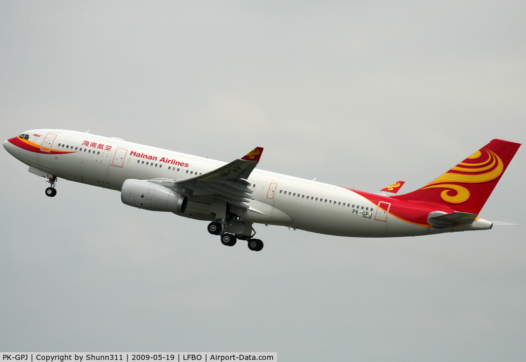 PK-GPJ, 2009 Airbus A330-243 C/N 988, C/n 788 - Hainan Airlines ntu - For Garuda Indonesian