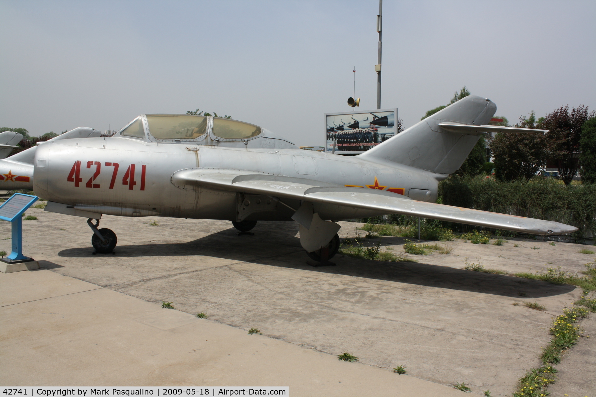 42741, Mikoyan-Gurevich MiG-15UTI C/N 722561, MiG-15UTI  Located at Datangshan, China