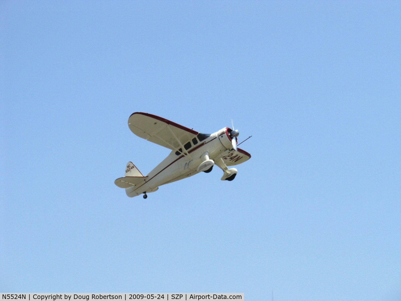 N5524N, 1943 Howard Aircraft DGA-15P C/N 890, 1943 Howard DGA-15P 'Mr. Hooligan', P&W R-985 450 Hp, takeoff fast climb Rwy 22
