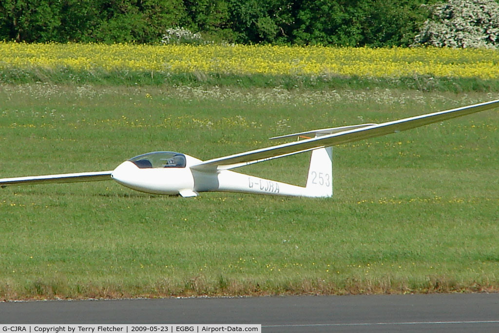 G-CJRA, 1999 Rolladen-Schneider LS-8-18 C/N 8263, Glider at Leicester 2009 May Bank Holiday Fly-in