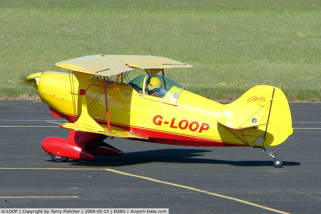 G-LOOP, 1973 Pitts S-1C Special C/N 850, Based Pitts S-1C at Leicester 2009 May Bank Holiday Fly-in