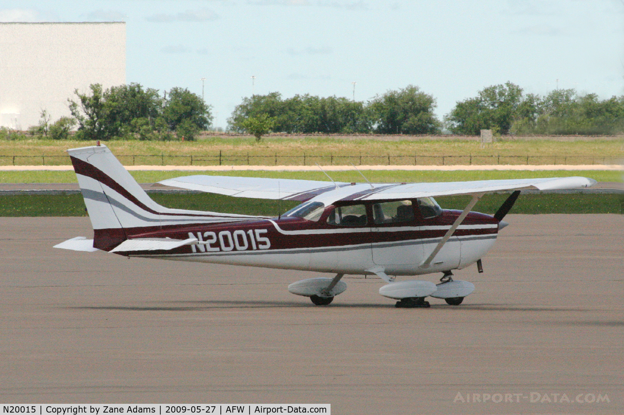 N20015, 1972 Cessna 172M C/N 17260931, At Alliance, Fort Worth