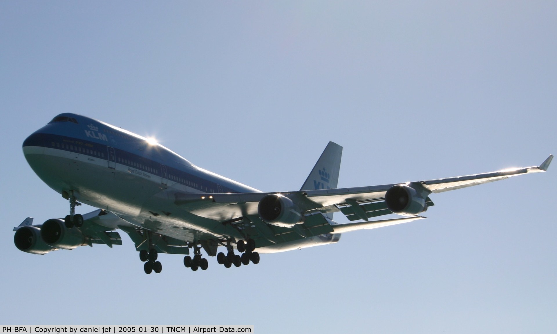 PH-BFA, 1989 Boeing 747-406 C/N 23999, Landing 10