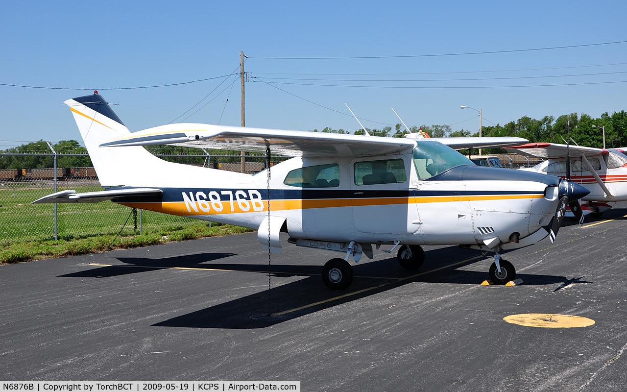 N6876B, 1978 Cessna T210M Turbo Centurion C/N 21062848, Turbo Centurion on the KCPS West Ramp.