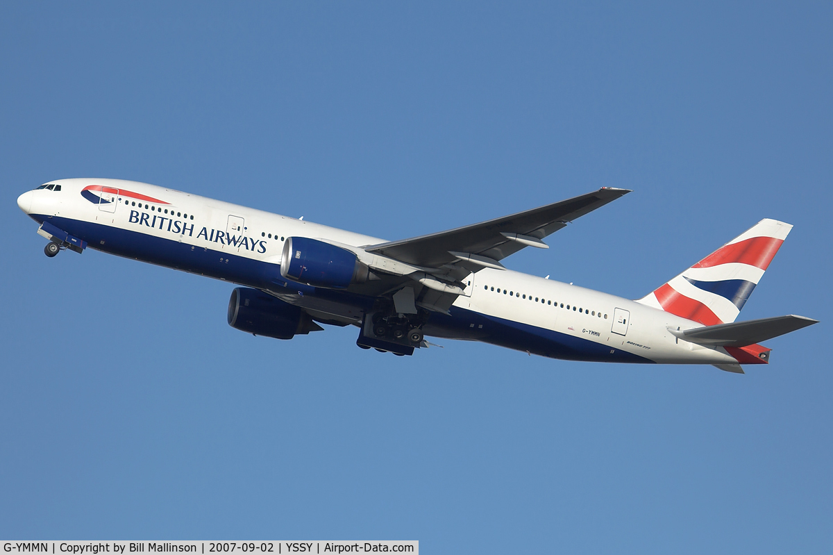 G-YMMN, 2001 Boeing 777-236 C/N 30316, my first time for a BA777