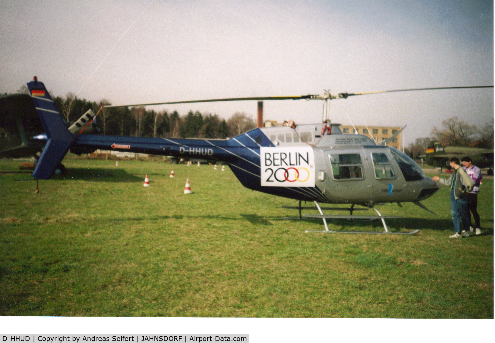 D-HHUD, Bell 206B-3 JetRanger III C/N 2327, Jahnsdorf